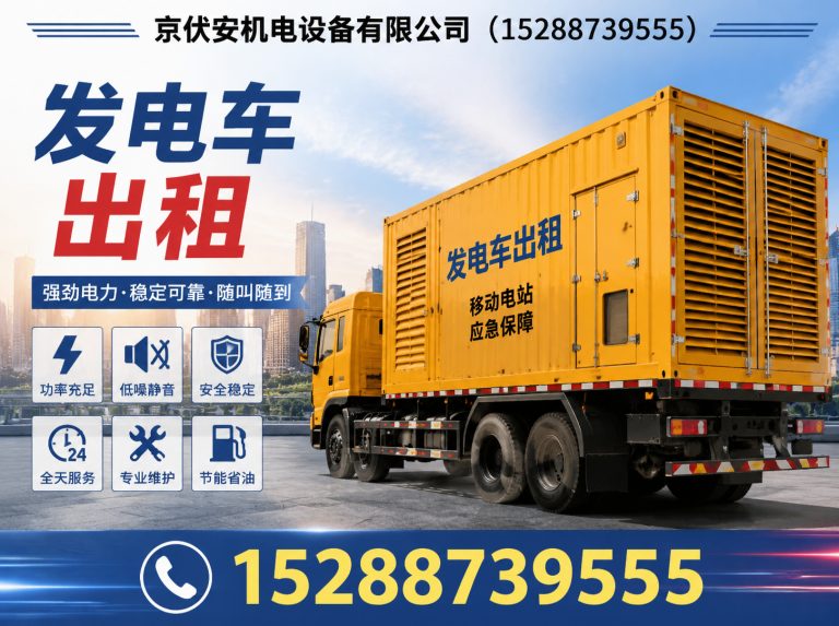 沈阳发电车租赁展示图